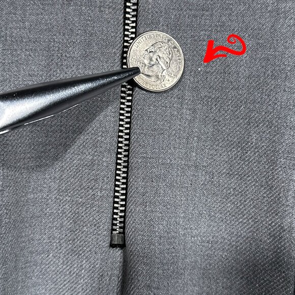 NWT H &‎ M Gray Pinafore Jumper Dress Size 10 - Picture 13 of 16